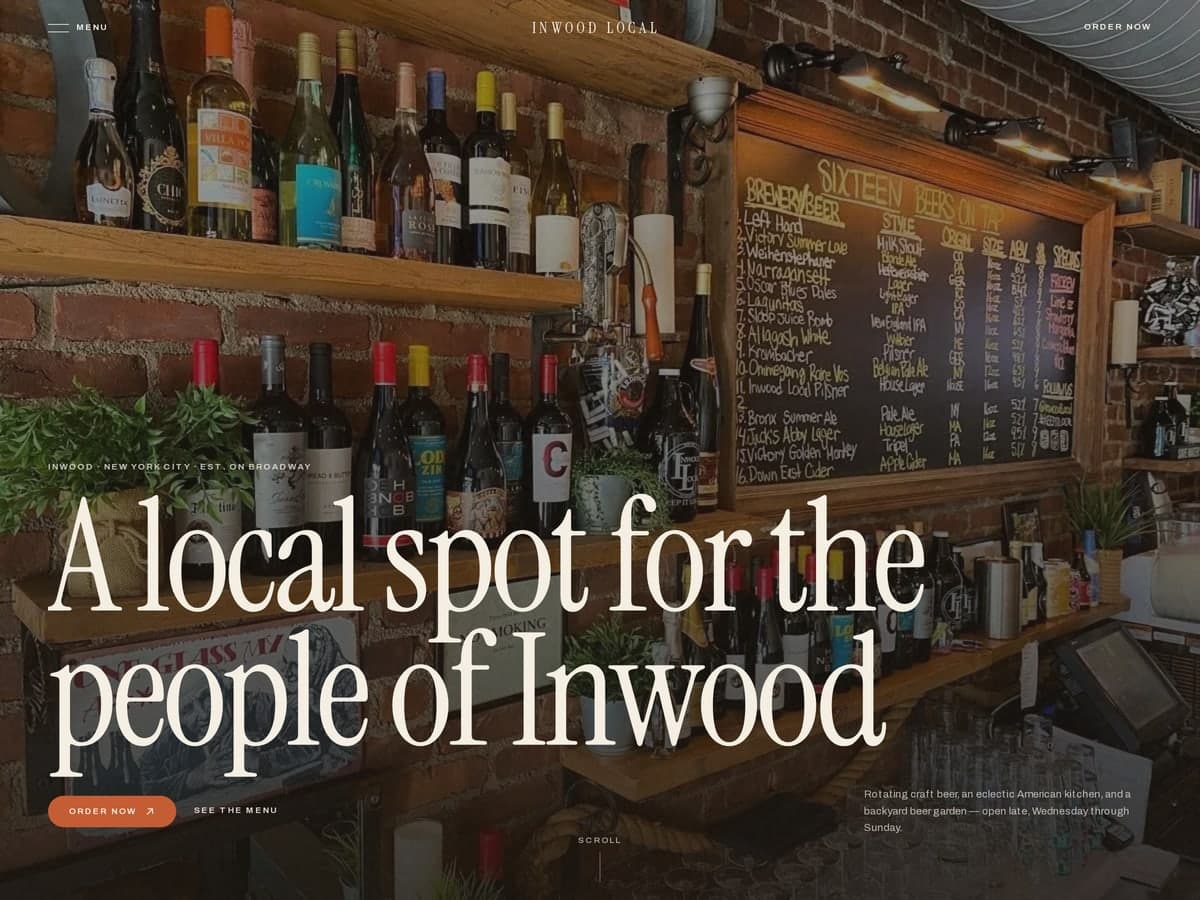Inwood Local — Site for a Manhattan wine bar